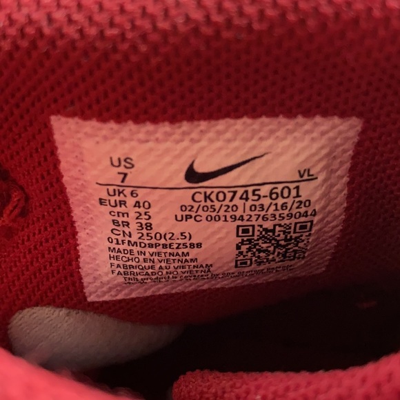 Nike Alpha Huarache Elite 3 Mid Baseball Cleats Maroon CK0745-601 Men's Size 7 - Picture 13 of 14